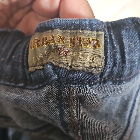 Urban Star Men's Relaxed Fit Denim Jeans 38×33 Dark Blue Washed - Picture 10 of 16